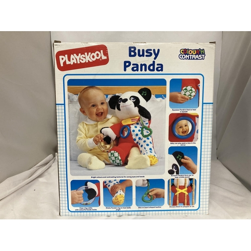 405 - A PLAYSKOOL BUSY PANDA COLOUR N CONTRAST