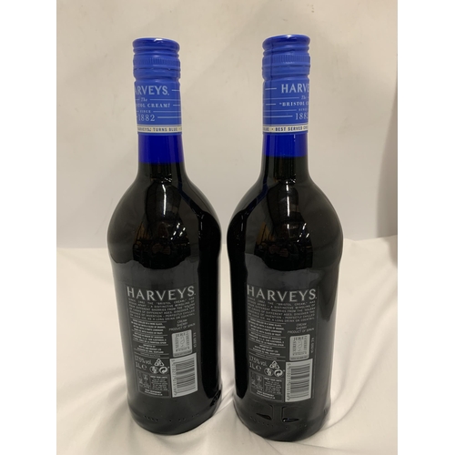 548 - TWO 1L BOTTLES - HARVEY'S SOLERA SHERRY BRISTOL CREAM