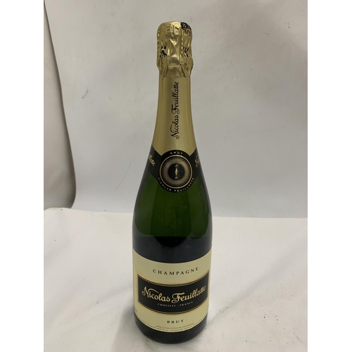 567 - A 75CL BOTTLE - NICOLAS FEUILLATTE BRUT CHAMPAGNE