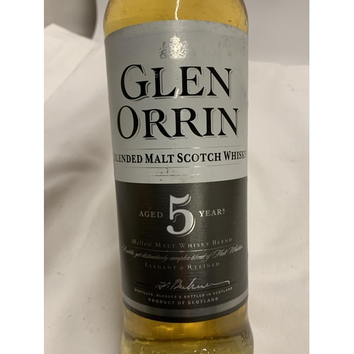 578 - A 70CL BOTTLE - GLEN ORRIN 5 YEARS BLENDED MALT SCOTCH WHISKY