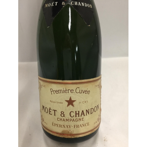 595 - A 75CL BOTTLE - MOET AND CHANDON PREMIERE CUVEE CHAMPAGNE