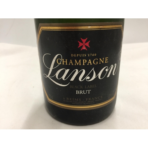 618 - A 75CL BOTTLE - LANSON BLACK LABEL BRUT CHAMPAGNE