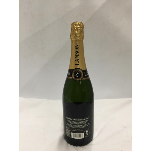 618 - A 75CL BOTTLE - LANSON BLACK LABEL BRUT CHAMPAGNE