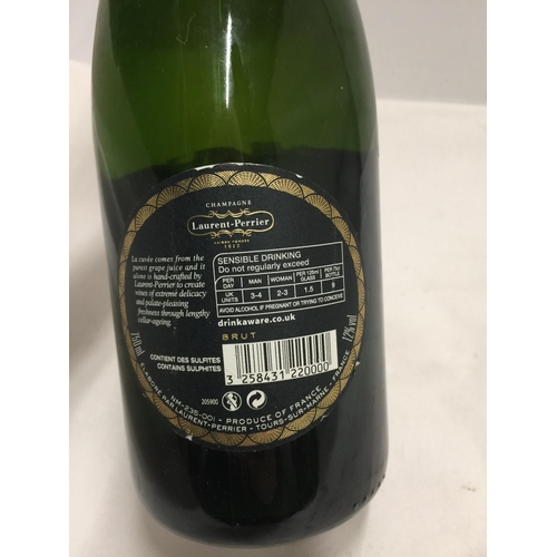 623 - A 75CL BOTTLE - LAURENT PERRIRER LA CUVEE BRUT CHAMPAGNE