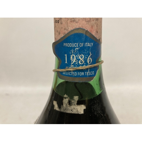 657 - A 1986 BOTTLE - CHIANTI DRY RED WINE