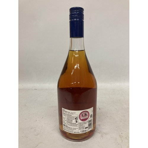 678 - A 1L BOTTLE - M&S AGED BRANDY