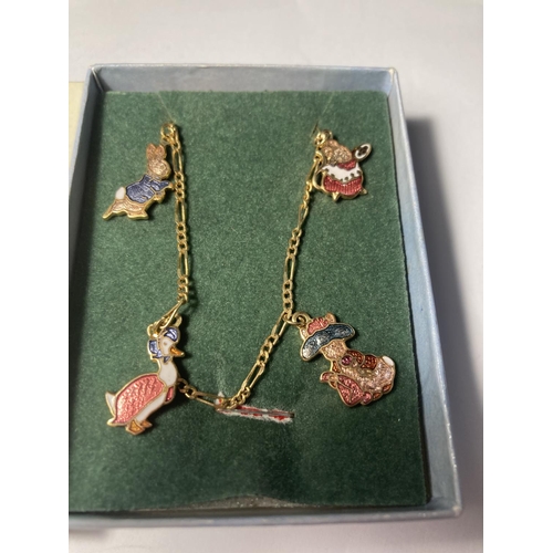 756 - A BEATRIX POTTER PETER RABBIT BRACELET