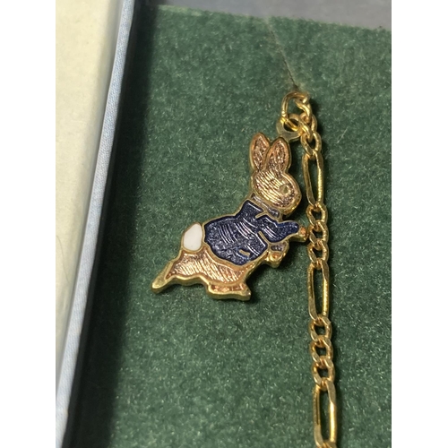 756 - A BEATRIX POTTER PETER RABBIT BRACELET