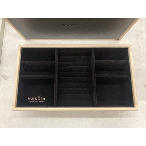 172 - TWO JEWELLERY BOXES TO INCLUDE A PANDORA EXAMPLE