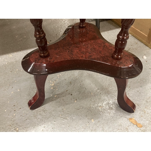 174 - AN ORNATE TRIPOD SIDE TABLE