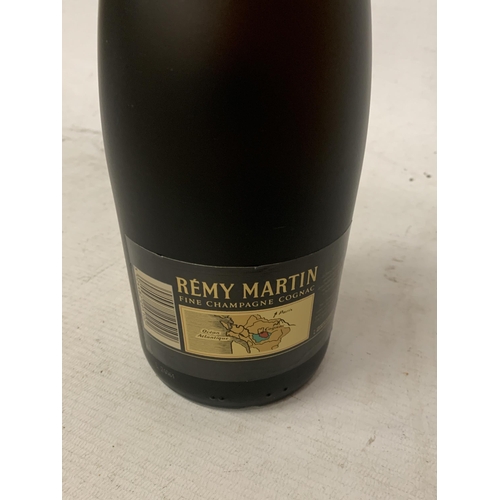 663 - A BOXED 1L BOTTLE - REMY MARTIN FINE CHAMPAGNE COGNAC V.S.O.P