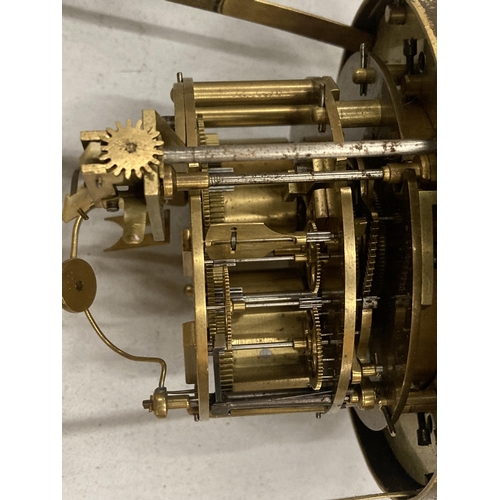 206 - A VISUAL ESCAPEMENT CLOCK, BELIEVED WORKING ORDER