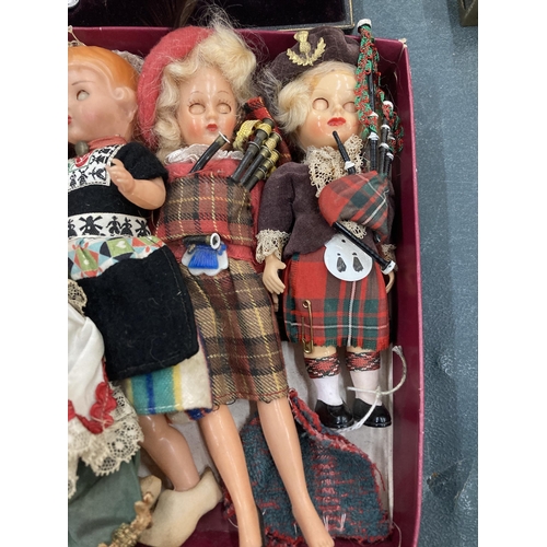 217 - A COLLECTION OF VINTAGE DOLLS