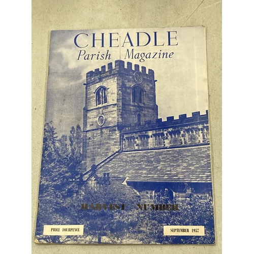 255 - A VINTAGE 1957 CHEADLE PARISH MAGAZINE