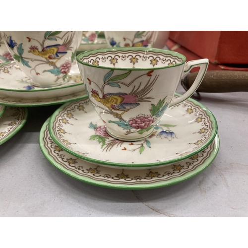 271 - A VINTAGE MINTONS HO HO BIRD PATTERN PART TEA SET