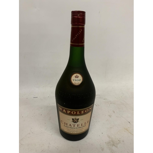 531 - A 1 LITRE BOTTLE OF NAPOLEON CHATELLE FRENCH BRANDY