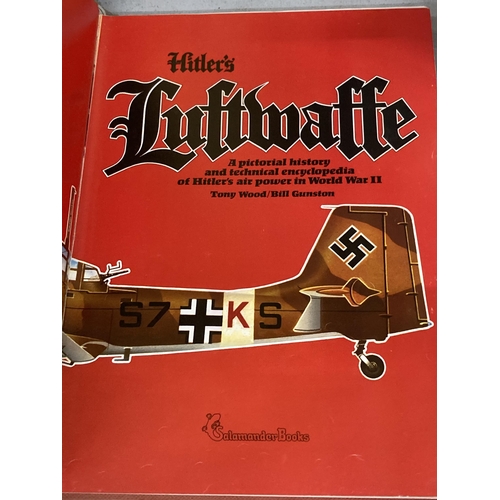 1467 - A WAFFEN HORRROS OF WAR WORLD WAR II BOOK AND HITLERS LUFTWAFFE BOOK