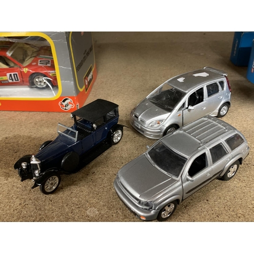 1161 - THREE DIE-CAST CARS TO INCLUDE A MITSUBISHI COLT, ETC