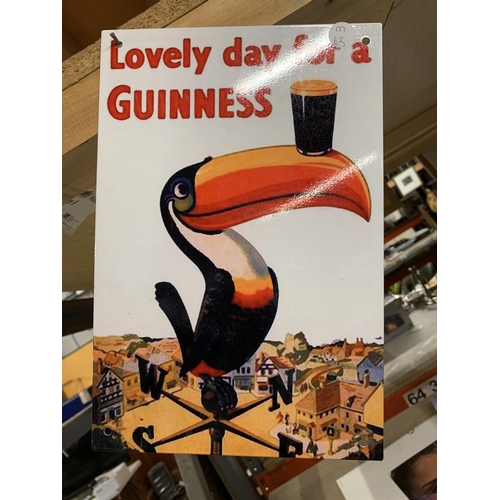 1191 - A 'LOVELY DAY FOR A GUINNESS' SIGN