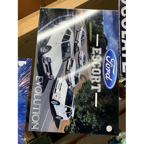 1199 - A METAL FORD ESCORT SIGN