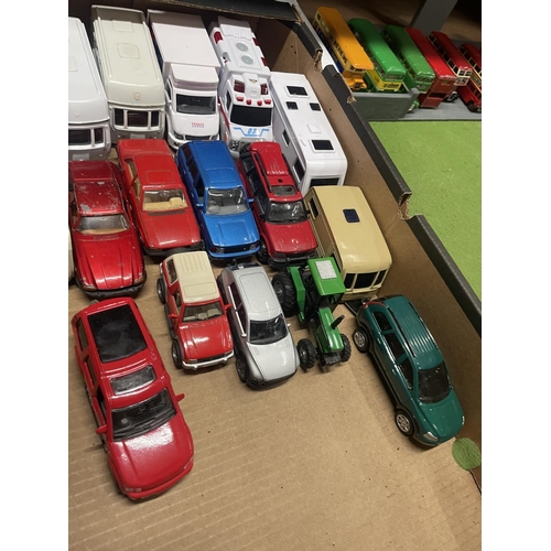 465 - A COLLECTION OF CARAVANS AND CARS - 19 IN TOTAL