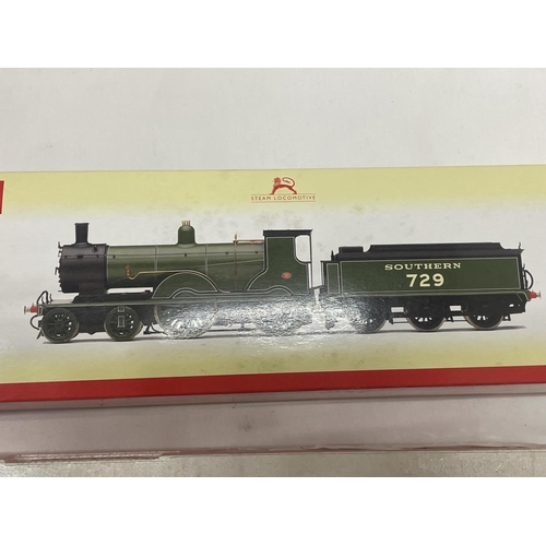 482 - A HORNBY SOUTHERN OO GAUGE SR 4-4-0 CLASS T9 STEAM LOCOMOTIVE, AS NEW IN BOX