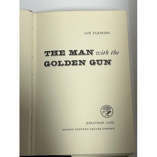 70 - A 1965 IAN FLEMING FIRST EDITION, THE MAN WITH THE GOLDEN GUN, JAMES BOND HARDBACK BOOK COMPLETE WIT... 