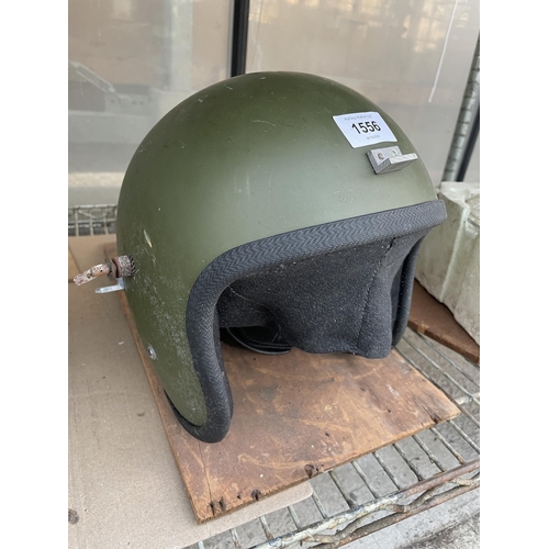 1556 - A VINTAGE MOTORCYCLE HELMET