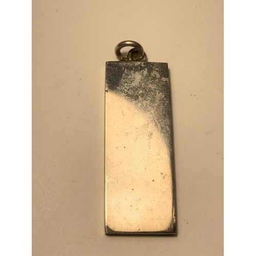 896 - A HALLMARKED BIRMINGHAM SILVER INGOT IN A PRESENTATION BOX