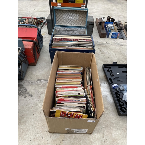 1765 - AN ASSORTMENT OF LP RECORDS AND 7