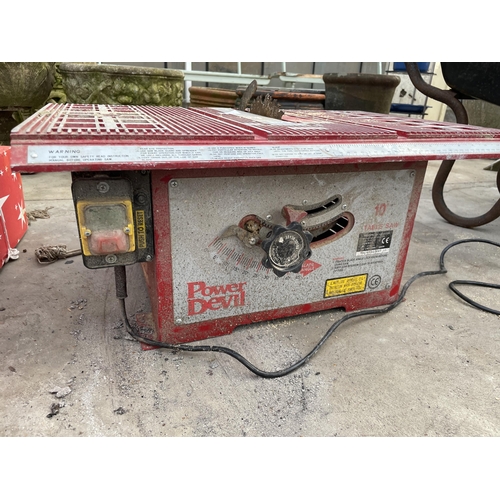 1806 - A POWER DEVIL ELECTRIC TABLE SAW