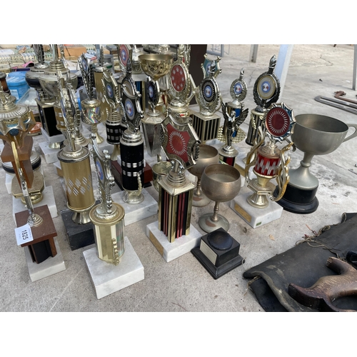 1825 - A LARGE ASSORTMENT OF VARIOUS TROPHIES