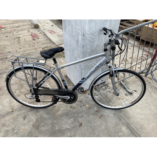 1962 - A CLAUD BUTLER ODYSSEY GENTS BIKE WITH FRONT SUSPENSION AND 21 SPEED SHIMANO GEAR SYSTEM