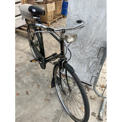 1964 - A VINTAGE GENTS RALEIGH BIKE WITH BROOKS SADDLE