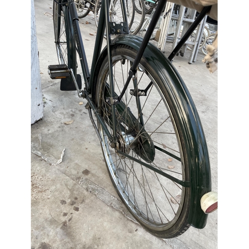 1964 - A VINTAGE GENTS RALEIGH BIKE WITH BROOKS SADDLE