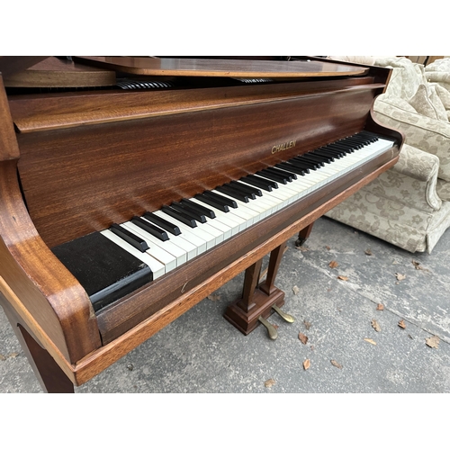 2503A - A MAHOGANY CHALLEN OF LONDON BABY GRAND PIANO