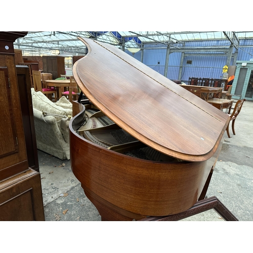 2503A - A MAHOGANY CHALLEN OF LONDON BABY GRAND PIANO