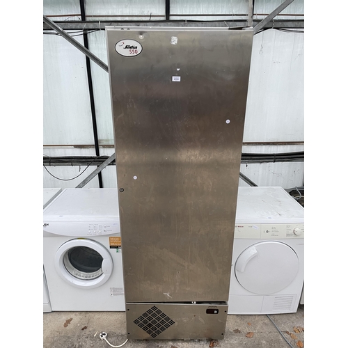 2353 - A LARGE STAINLESS STEEL INDUSTRIAL FRIDGE