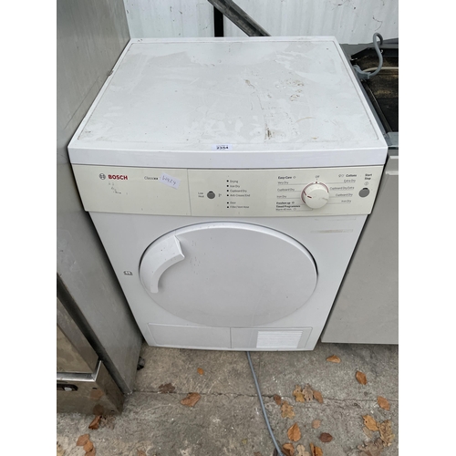 2354 - A WHITE BOSCH CLASSIXX 7 TUMBLE DRYER