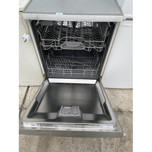 2362 - A SILVER BOSCH DISHWASHER