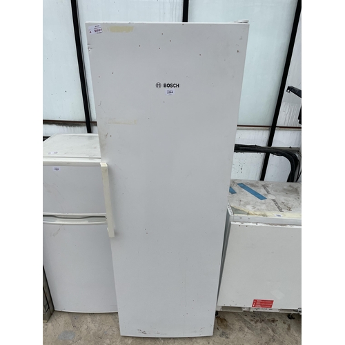 2364 - A TALL WHITE BOSCH UPRIGHT FRIDGE