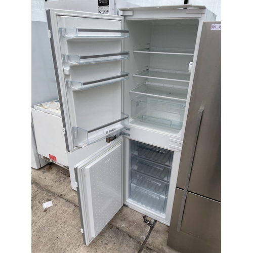 2367 - AN INTERGRATED UPRIGHT FRIDGE FREEZER