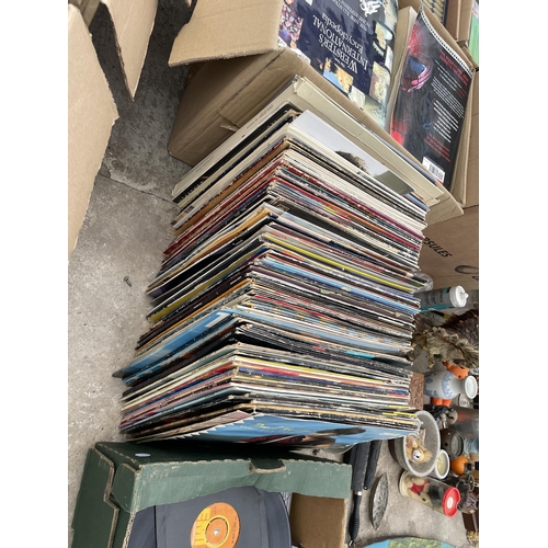 2137 - AN ASSORTMENT OF LP RECORDS AND CDS ETC