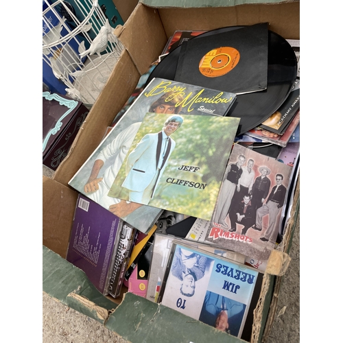 2137 - AN ASSORTMENT OF LP RECORDS AND CDS ETC