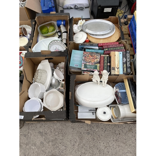 2332 - AN ASSORTMENT OF HOUSEHOLD CLEARANCE ITEMS TO INCLUDE CERAMICS AND GLASS WARE ETC