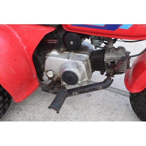 110 - HONDA ATC 10 QUAD BIKE (RUN WHEN PACKED UP A YEAR AGO)  NO VAT