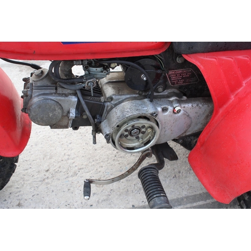 110 - HONDA ATC 10 QUAD BIKE (RUN WHEN PACKED UP A YEAR AGO)  NO VAT