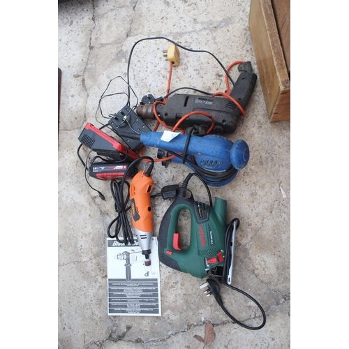 12 - 5 POWER TOOLS  TO INCLUDE BOSCH VANHAUS ETC NO VAT