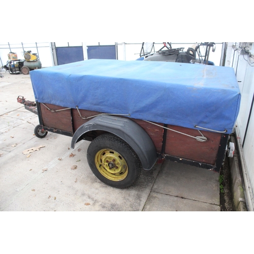 120 - 6 X 4 CAMPING TRAILER  NO  VAT