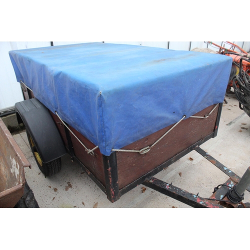 120 - 6 X 4 CAMPING TRAILER  NO  VAT